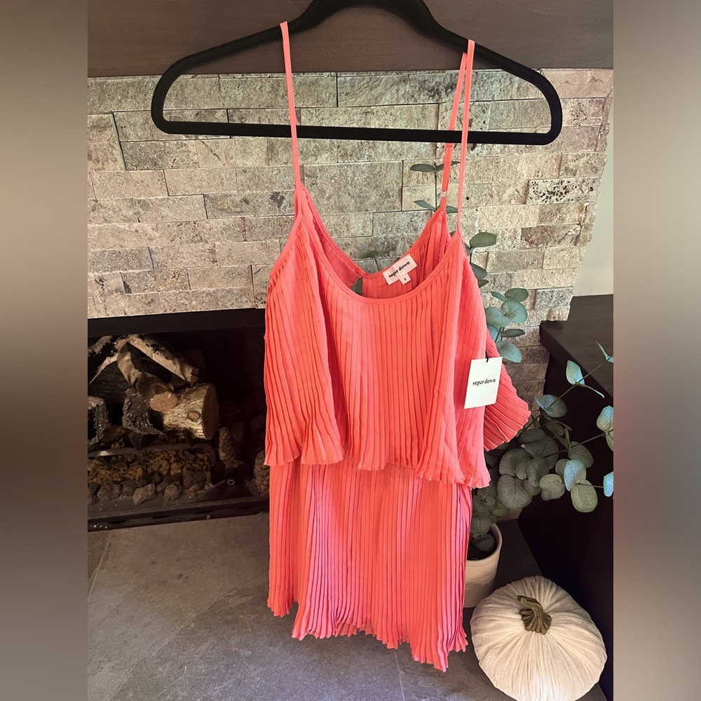 *NWT* superdown cocktail dress in coral size small